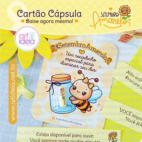 Arquivo Digital - Cartão Cápsula Setembro Amarelo