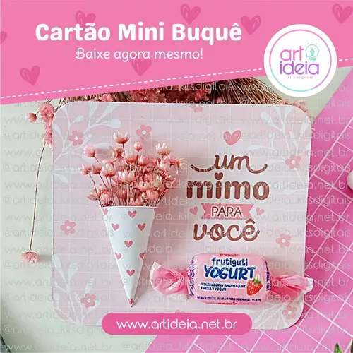 Arquivo Digital - Cartão Mini Buquê