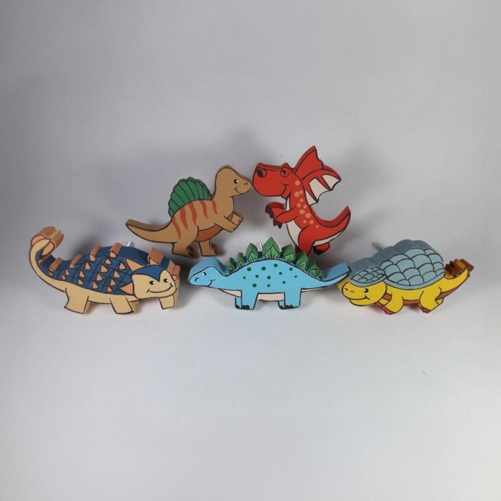 Puxador Dinossauro para Decoração de Quarto de Bebê