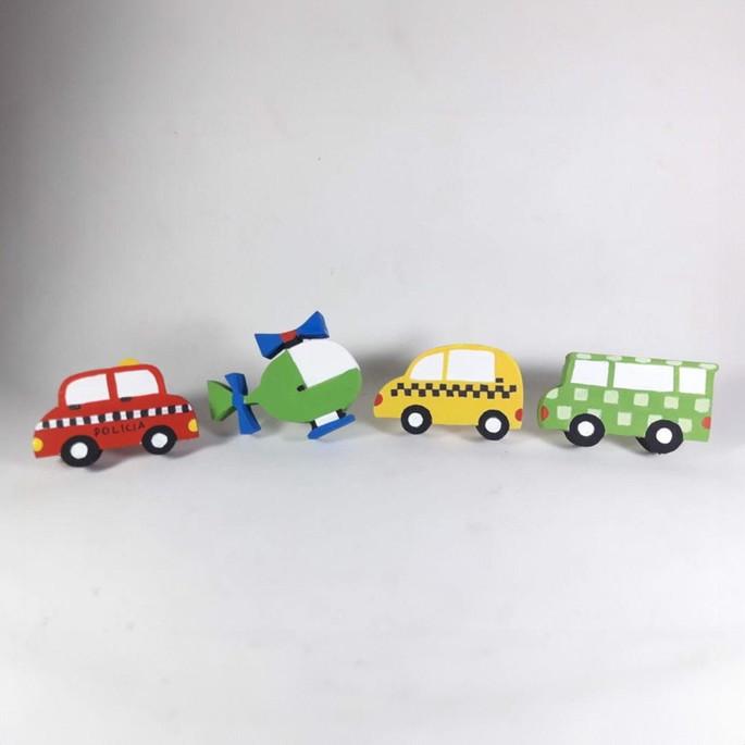 Puxadores Meios de Transporte par decoração de quarto de bebê