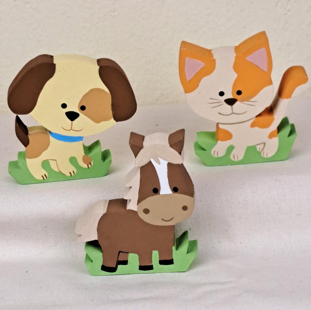 Bichinhos fazenda para decoração infantil