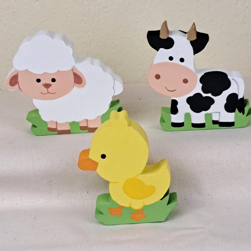 Bichinhos fazenda para decoração infantil