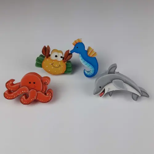 Puxadores Bichinhos de Mar para Decoração de quarto de bebê