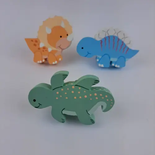 Puxador Dinossauro baby para Decoração de Quarto de Bebê