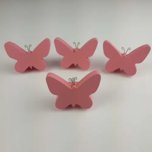 Puxadores de borboleta para decoração de quarto de bebê