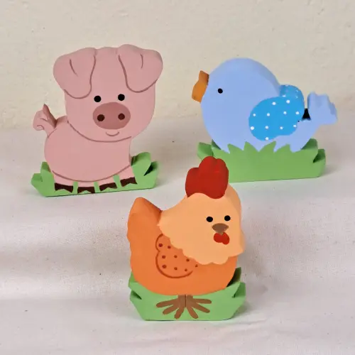 Bichinhos fazenda para decoração infantil