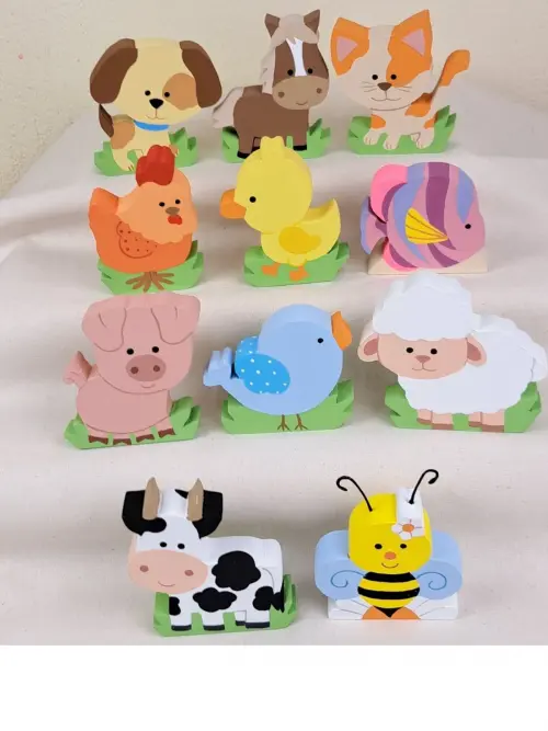 Bichinhos fazenda para decoração infantil