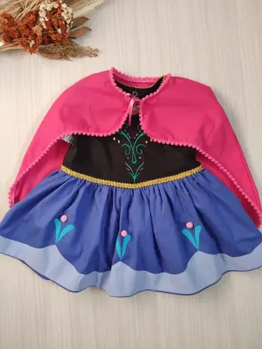 Vestido Anna Frozen infantil