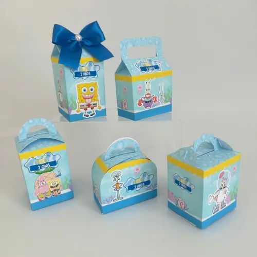 kit Lembrancinha Festa Personalizada Bob Esponja