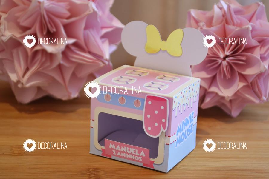 Lembrancinha Minnie Confeiteira Fogãozinho Confeitaria Minni