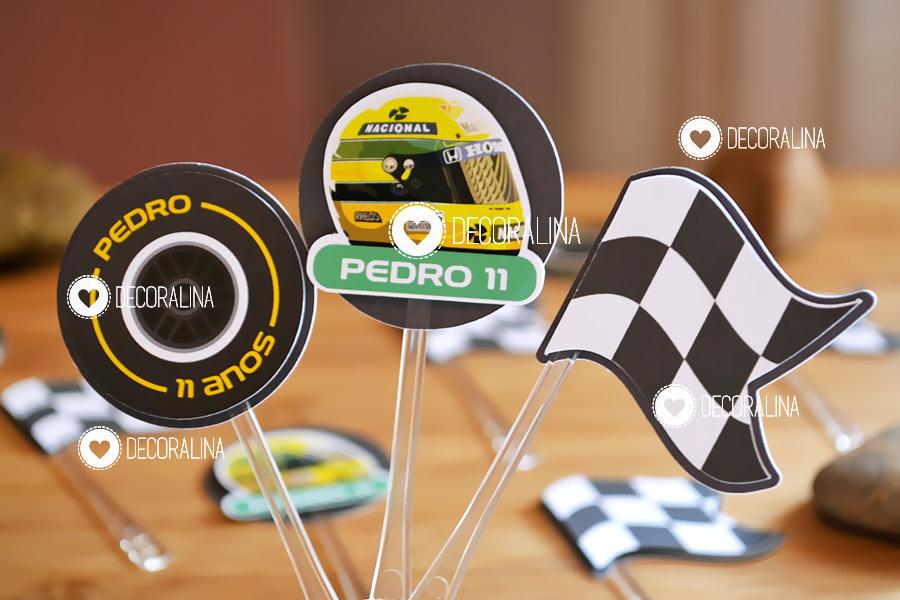 Topper para Docinhos Topper Formula 1