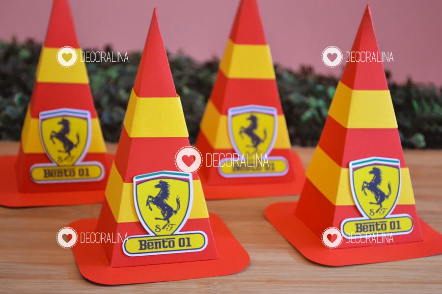 Lembrancinha Corrida Formula 1 Ferrari Cone Ferrari Corrida