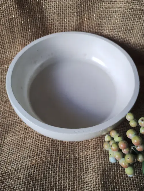 Vaso tigela bowl de concreto 20cm