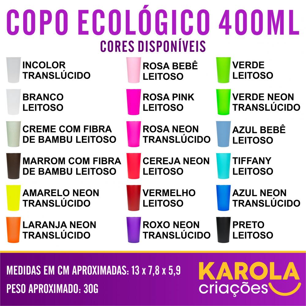 Copo Bucks Outubro Rosa Ecológico Personalizado 400ml