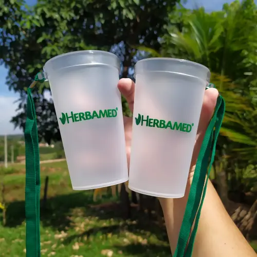 Copo Ecológico Personalizado com Tirante 400ml