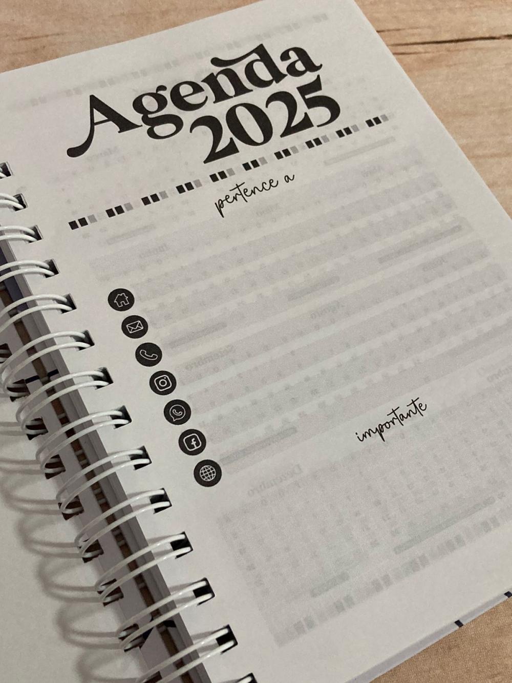 Agenda 2 dias por página 2025