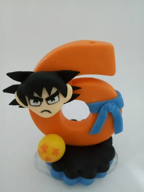 Vela em biscuit Dragon Ball