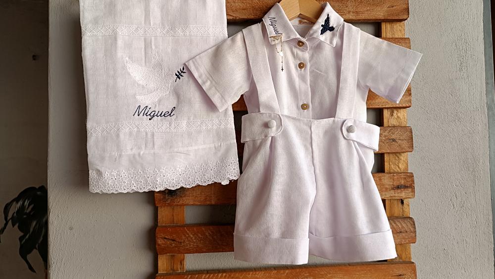 Kit Roupa de batizado personalizado