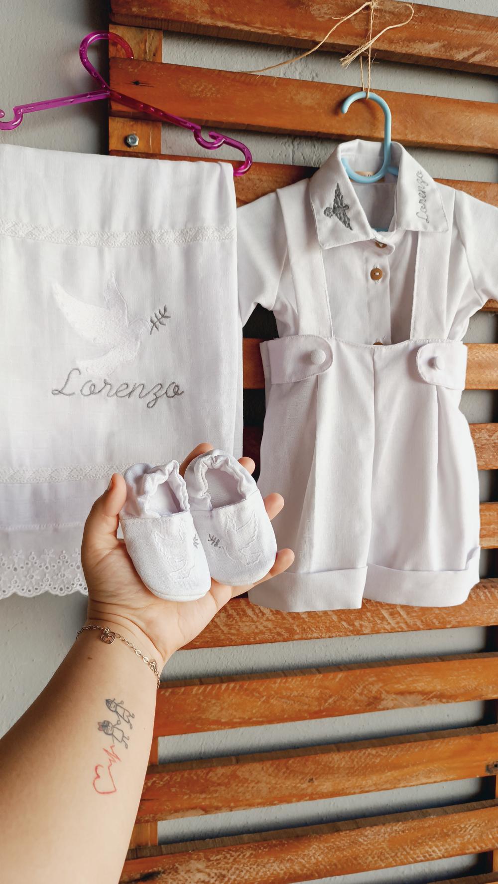 Kit Roupa de batizado personalizado