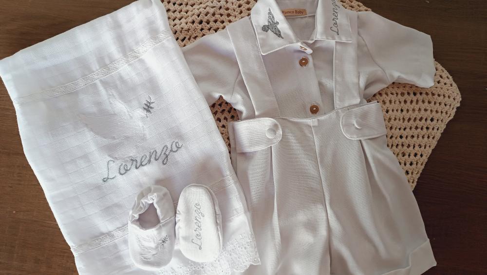 Kit Roupa de batizado personalizado