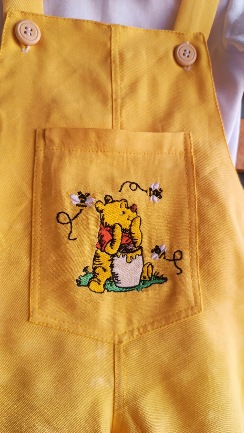 Roupa temática de ursinho personalizada para bebê