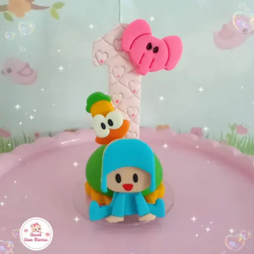 Vela do Pocoyo para meninas