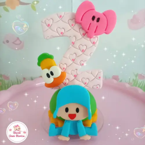 Vela do Pocoyo para meninas