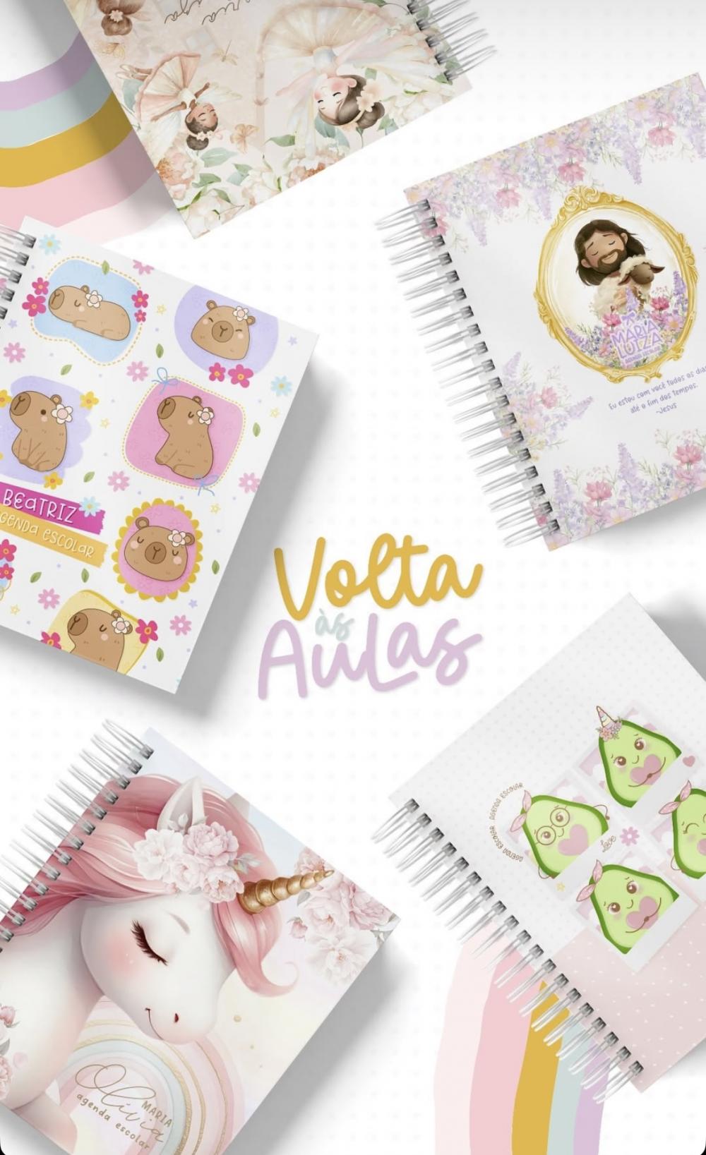 AGENDA ESCOLAR PERSONALIZADA TEEN  - VOLTAS AS AULAS