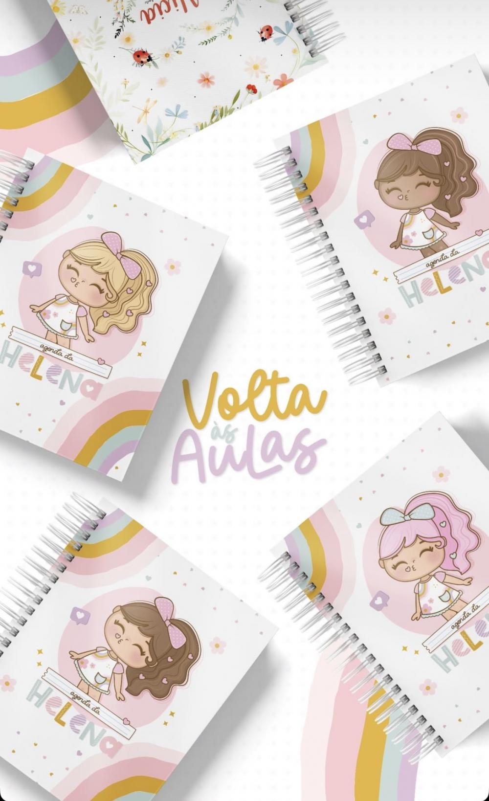 AGENDA ESCOLAR PERSONALIZADA TEEN  - VOLTAS AS AULAS