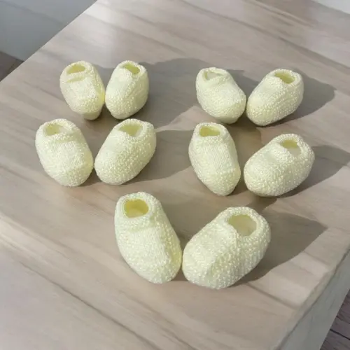 5 Pares de Sapatinho para Bebê