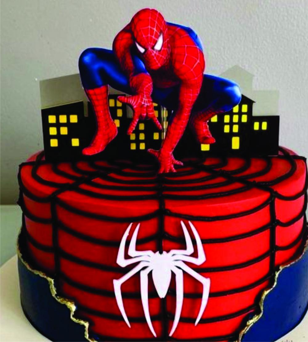 topo de bolo homem aranha