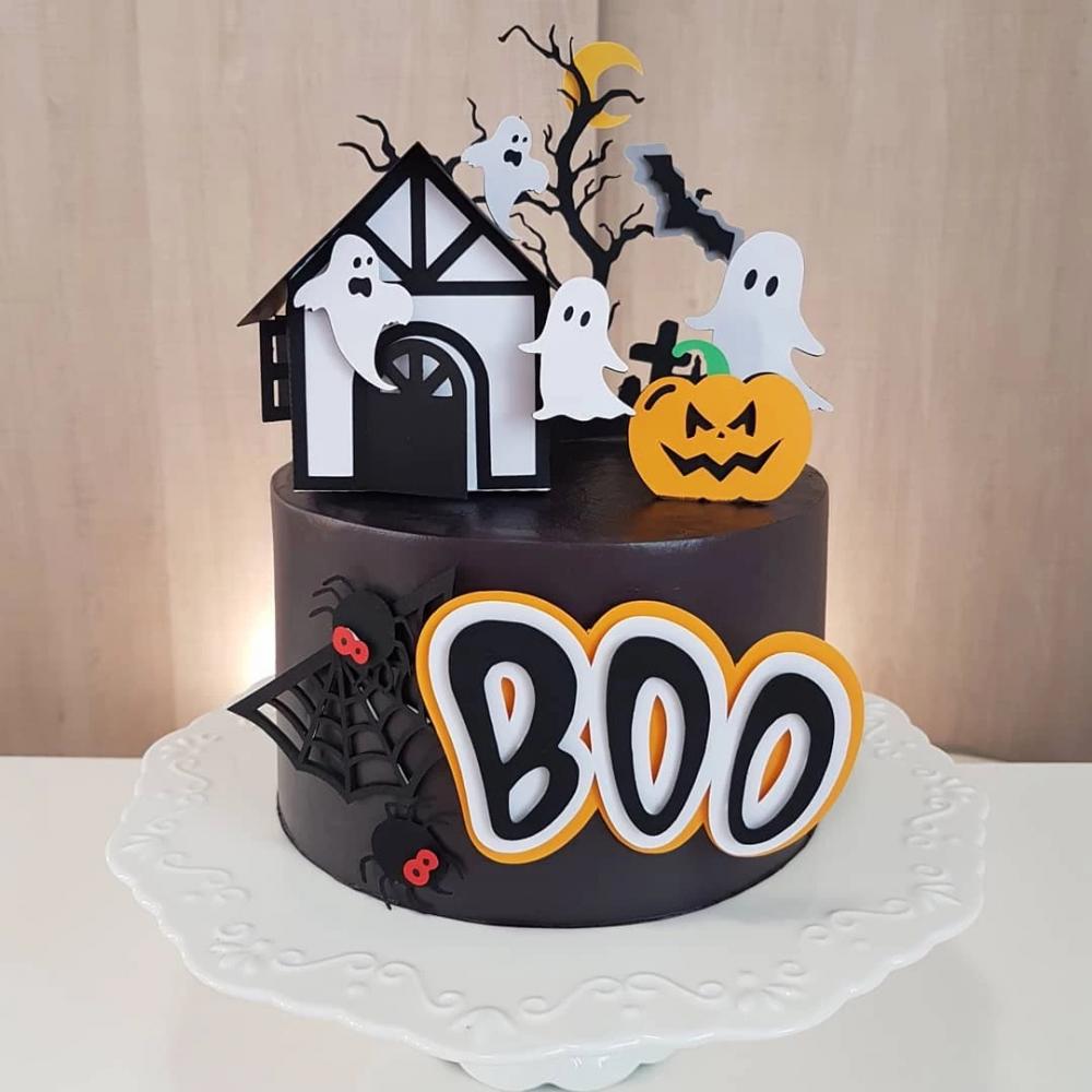 topo de bolo halloween