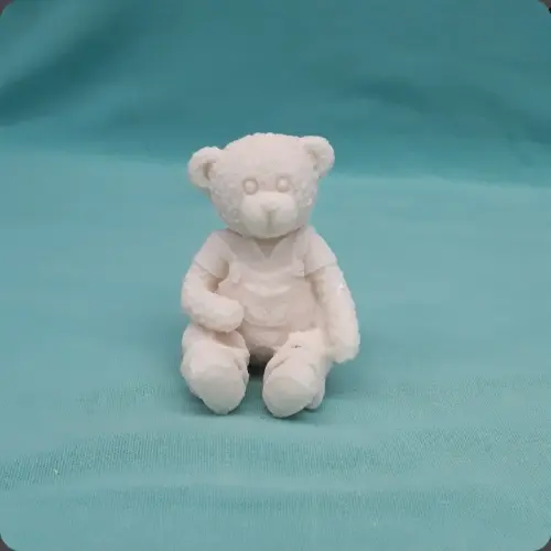 Urso Teddy miniatura de resina