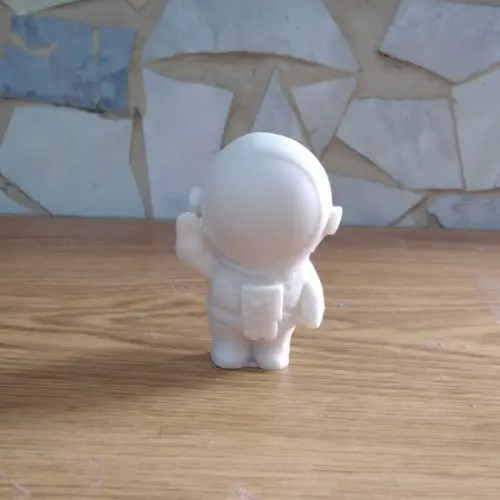 Astronauta 3d de resina