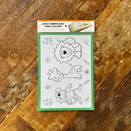 Jogo Americano para colorir