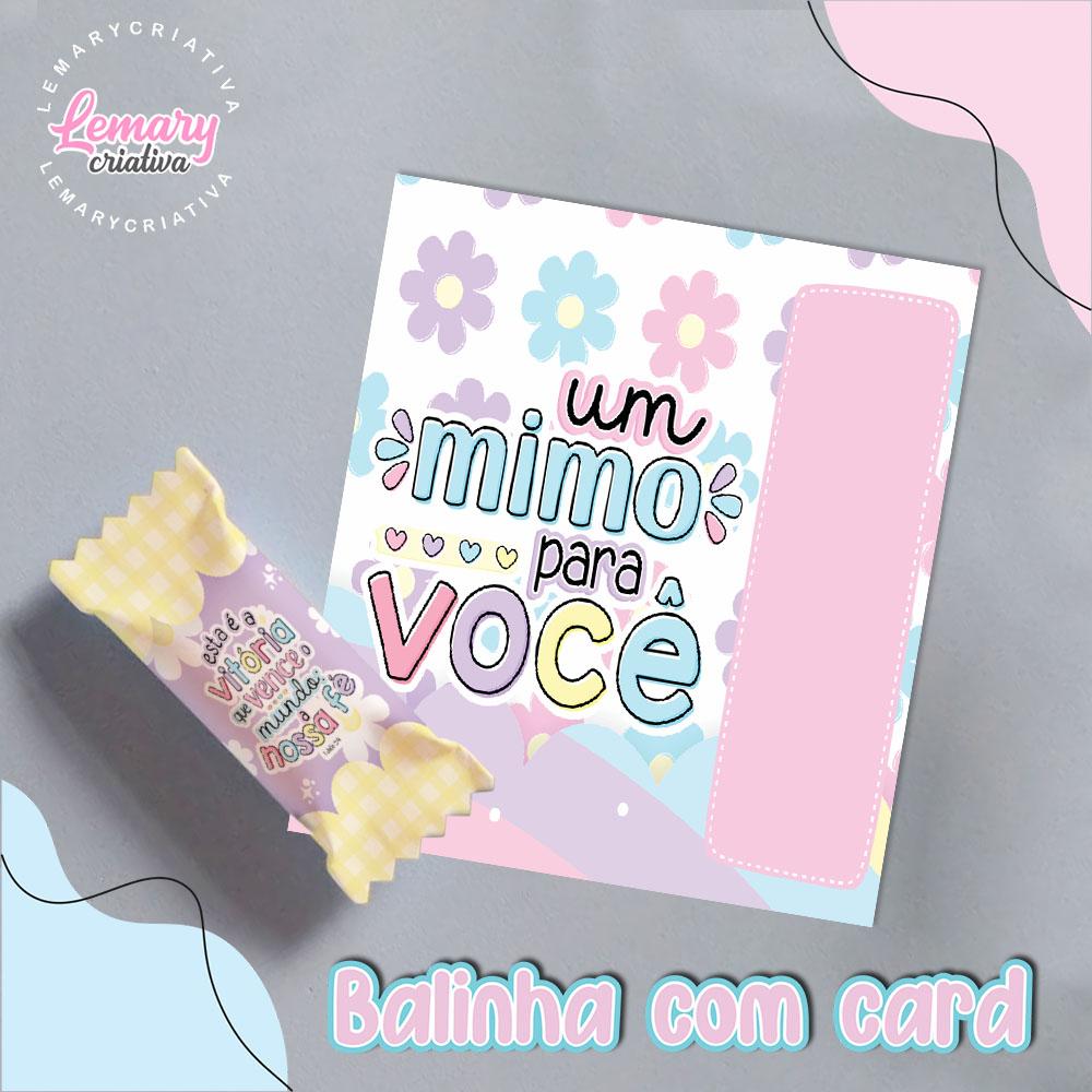 Bala Personalizada com Card Versículos  Mod.0001 (36 unidades)