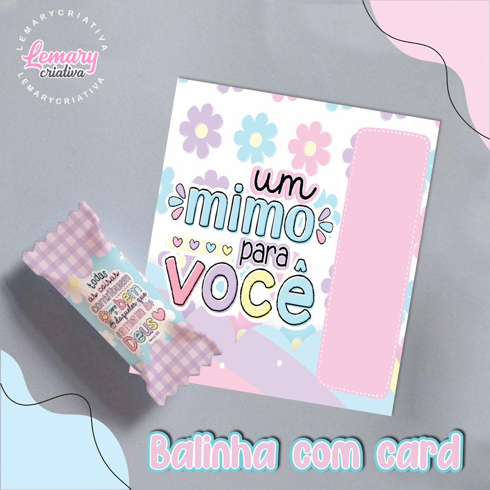 Bala Personalizada com Card Versículos  Mod.0002 (36 unidades)