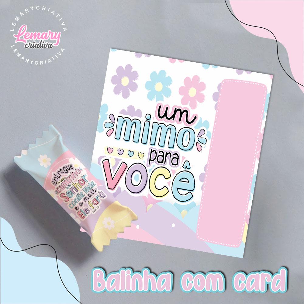 Bala Personalizada com Card Versículos  Mod.0006 (36 unidades)