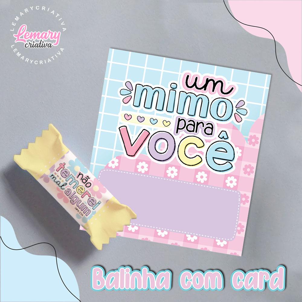 Bala Personalizada com Card Versículos  Mod.0008 (36 unidades)