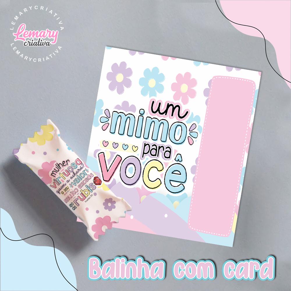 Bala Personalizada com Card Versículos  Mod.0015 (36 unidades)