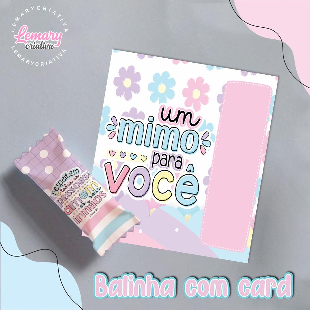 Bala Personalizada com Card Versículos  Mod.0016 (36 unidades)