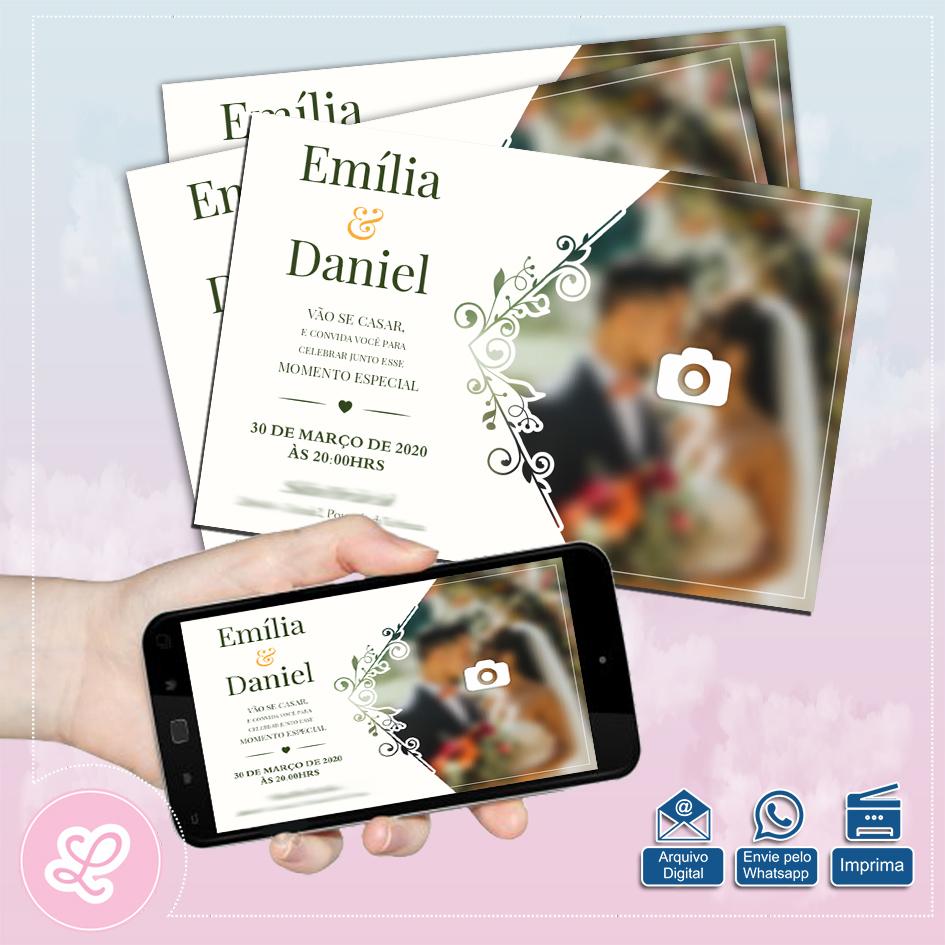 Convite Digital Casamento Mod.028