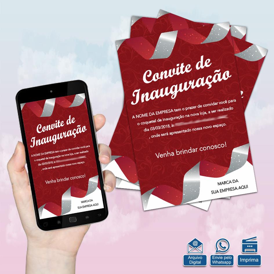 Convite Digital Inauguração Mod.005