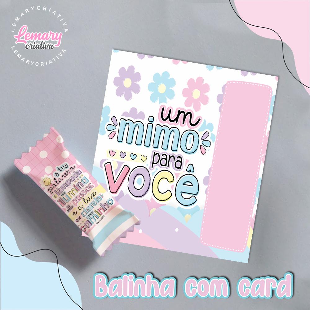 Bala Personalizada com Card Versículos  Mod.0017 (36 unidades)