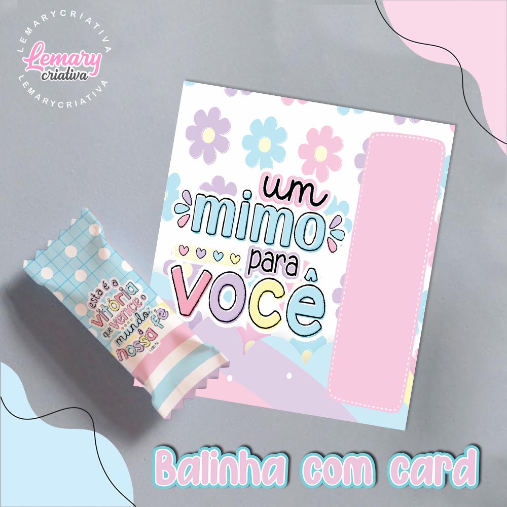 Bala Personalizada com Card Versículos  Mod.0018 (36 unidades)