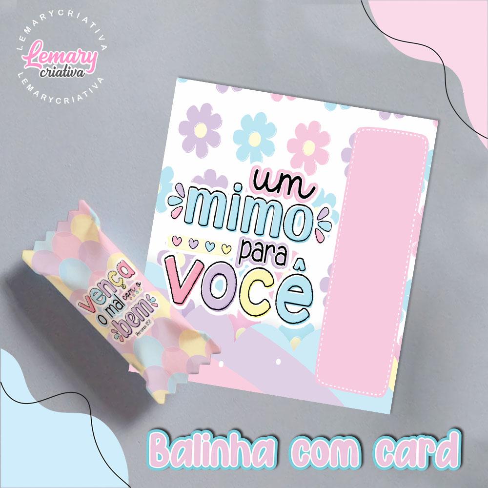 Bala Personalizada com Card Versículos  Mod.0019 (36 unidades)