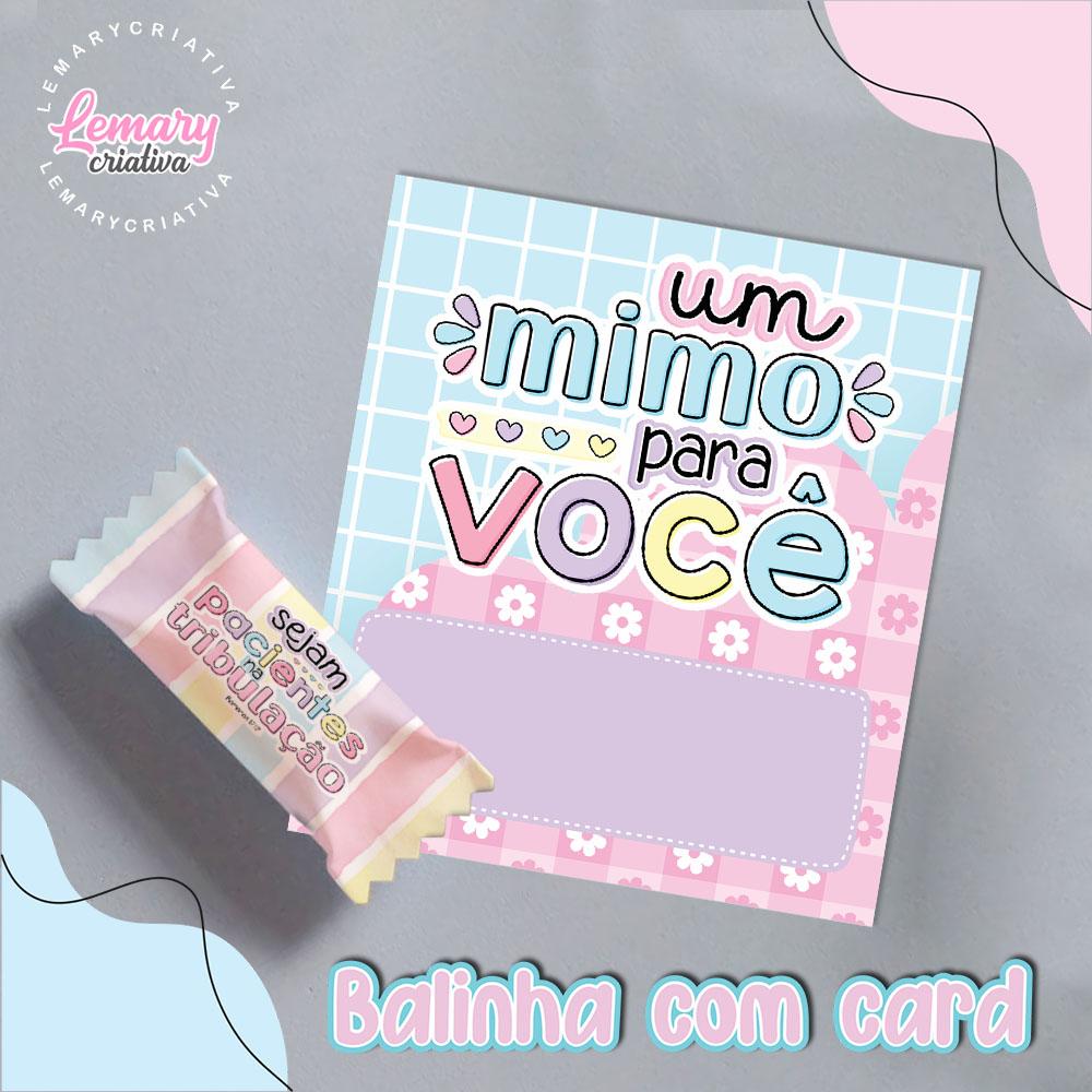 Bala Personalizada com Card Versículos  Mod.0020 (36 unidades)