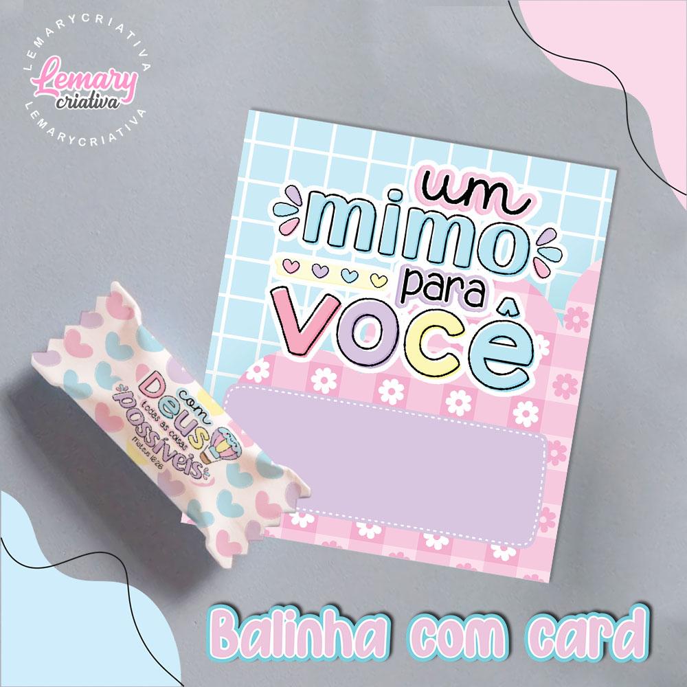 Bala Personalizada com Card Versículos  Mod.0022 (36 unidades)