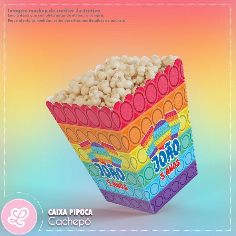 Caixa Pipoca (mini Cachepó) Pop it Mod004 (10un)