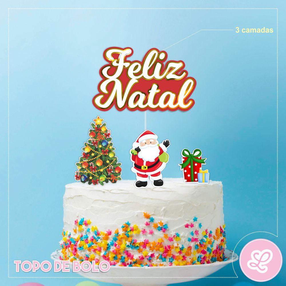 Topo de Bolo Natal Mod.0001